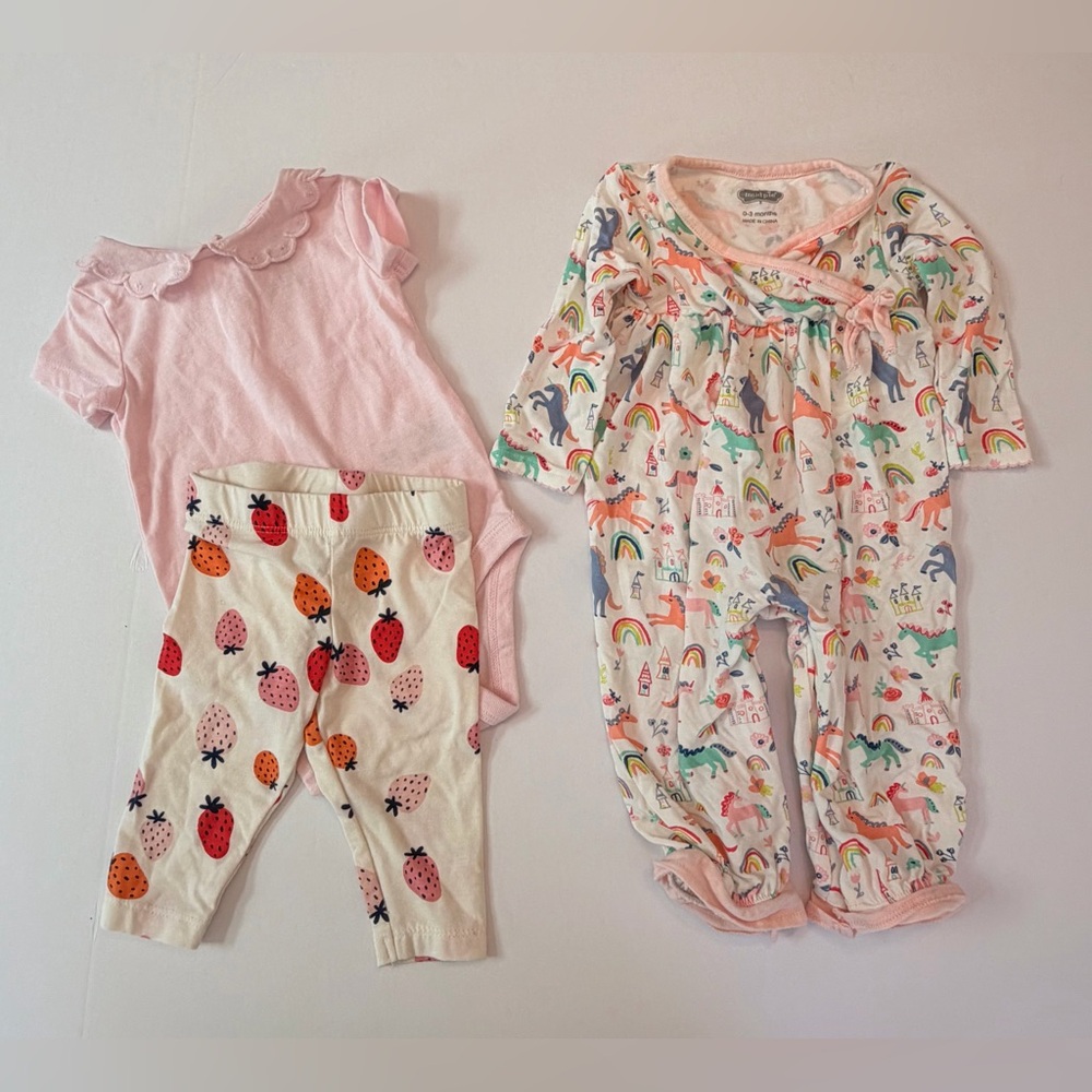 Baby girl 0-3 month mixed brand bundle